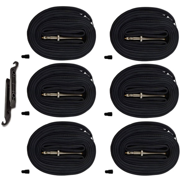 Tubos interiores AR-PRO de repuesto para bicicleta de carretera (paquete de 6 unidades), 700 x 20-25 cm