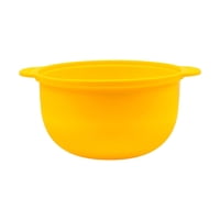 Magideal - Forro Calentador De Cera De Silicona, Repuesto De Cuenco De Cera Para Depilación De Piernas Y Brazos Corporales, Evita Residuos, Duradero, A Prueba De Amarillo