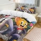 thumbnail image 1 of Tom And JerryCartoon Collection 3-Piece Comforter Set, Personalized Bedding Decor for Kids And Teens Bed Sheets, 1 of 5