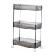 thumbnail image 1 of Carro De Almacenamiento Rodante De 3 Niveles Estante De Rodillos Para Cocina Dormitorio Pasillo Negro, 1 of 3