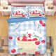 thumbnail image 1 of x562 Bed SheetsCartoon Anime Duvet Cover Set Big Eared Dog Bedding Comforter Set Kids and Adults Living Room Decoration Digital Printing Set 3-Piece Bedding Set (1 Duvet Cover + 2 Pillow Shams) nj562, 1 of 5