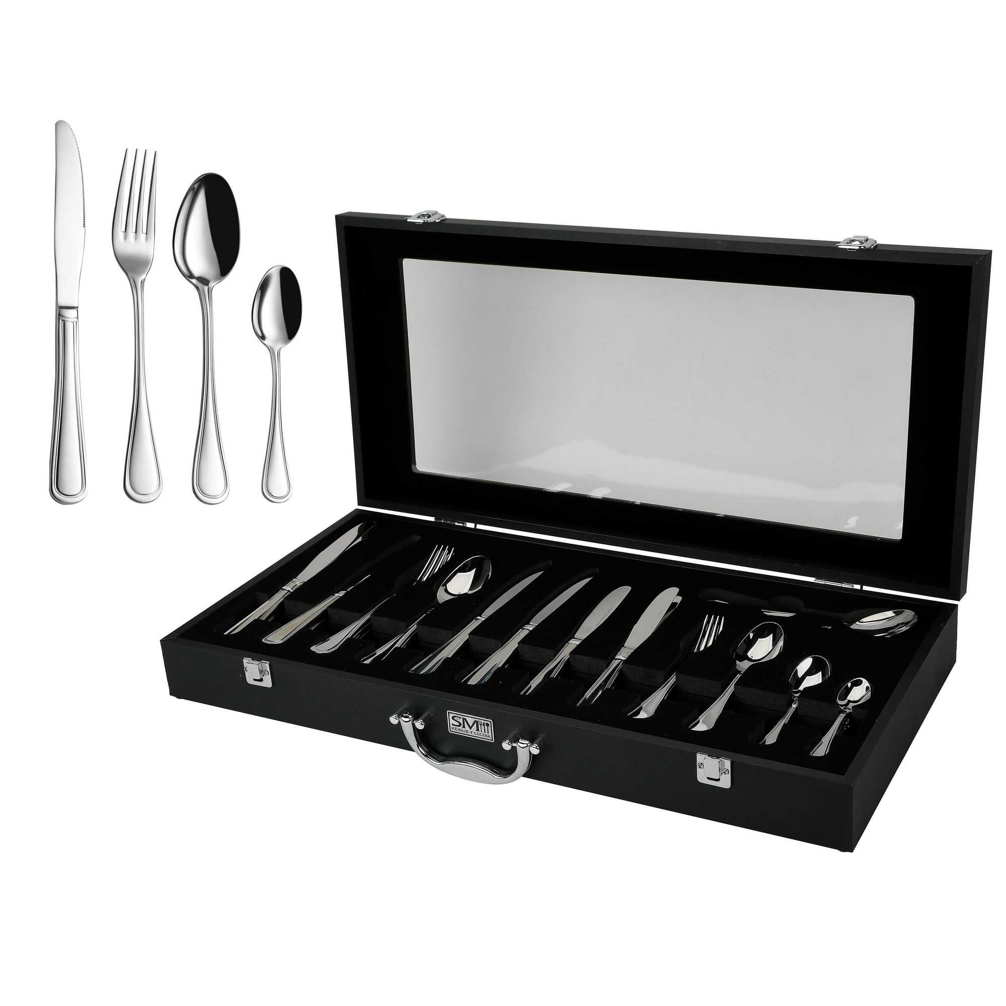 Santa Mariana - Estuche Cuchilleria 12 Personas - 110 Piezas Penelope