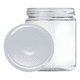 thumbnail image 1 of Frasco conservero vidrio 450 cc 82 mm 12u, tapa blanca, 1 of 3