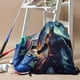 thumbnail image 3 of Batman Hombre Murciélago Mochila de Cuerdas para Deportes y Gimnasio, Bolsa de Cuerdas Resistente al Agua, Bolsa Cinch, 30×40cm, 3 of 6