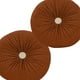 thumbnail image 3 of Set De 2 Cojines Diseño Boton Color Café, 3 of 3