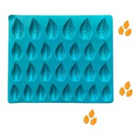 Genérico - Molde Silicona Moldes Silicona Reposteria Hojas 28 Cavid