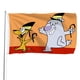 thumbnail image 1 of Bandera Decorativa Desmarcar 2 Perros Tontos 90 cm x 150 cm, 1 of 6