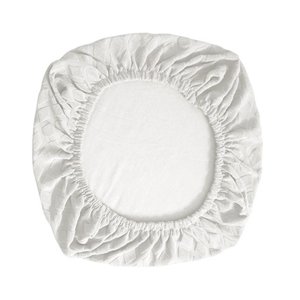 Magideal - Funda De Poliéster Para Asiento De Silla, Duradera, Tapizada, Cómoda, Suave Con Borde Elástico, Protección Para Muebles, Lavable, Extraíble , Nuevo Merbau Blanco, 38-48Cm