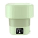 thumbnail image 2 of Lavadora plegable Lavadora de ropa portátil 2 modos 12V Accesorios prácticos Lavadora pequeña Mini Lavadora de cubo para apartamento Lavandería Viaje verde, 2 of 5