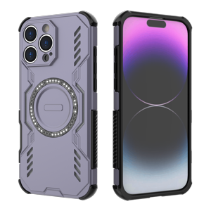 Funda Foxdock Para Iphone 16 Pro Max , Magnética, Resistente A Golpes, Con Soporte, Unisex, Carga Inalámbrica