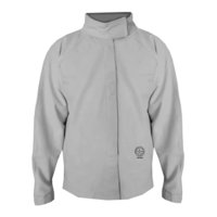 Metalfer - Chaqueta Soldador Descarne Gris Talla Xl