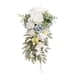 thumbnail image 3 of Ramo De Novia Flores Artificiales Románticas Para El Día De San Valentín Fiesta Boda Azul Blanco, 3 of 3