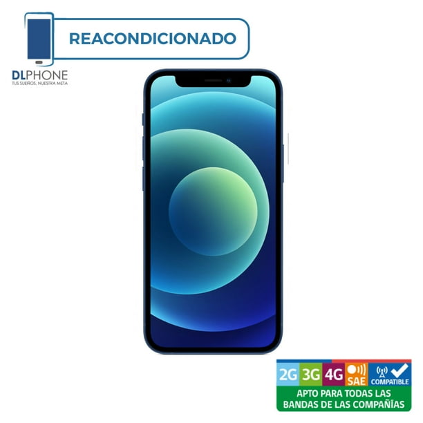 Iphone 12 64gb Azul Reacondicionado | Lider