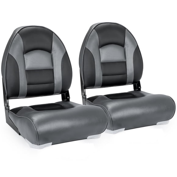 Par de Asientos Plegables para Bote NORTHCAPTAIN Deluxe con Respaldo Alto