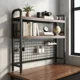thumbnail image 5 of Organizador De Escritorio Multifuncional Con Repisa Metal Negro Madera Cafe, 5 of 8