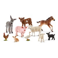 Farm Animal Toys Schleich Farm World, Juego De 10 Piezas Para Niños A Partir De 3 Años