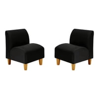 Bodevir - Set Poltrona Soft 1C Felpa 04 Negro