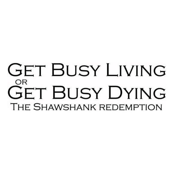 Decomural The Shawshank Redemption Get Busy Living WS-43988