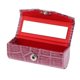 thumbnail image 3 of Estuche para lápiz labial de cuero, caja de almacenamiento con espejo para monedero marrón, 3 of 5