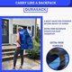 thumbnail image 4 of Bolsa de mudanza DURASACK, contenedor de almacenamiento pesado azul x4, 4 of 5
