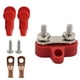 thumbnail image 1 of Bloque De Terminales De Batería M6 De Acero Inoxidable De Alta Resistencia Para Coche, Caravana, Camión, Rojo, 2 Juntas De Pernos, 1 of 5
