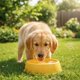 thumbnail image 2 of Comedero Para Perro Cuenco Mascotas 15cm amarillo, 2 of 5
