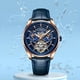 thumbnail image 3 of Reloj Automático Mecánico, Reloj Impermeable para Hombre de Negocios Maduro, con Correa de Cuero, 3 of 9