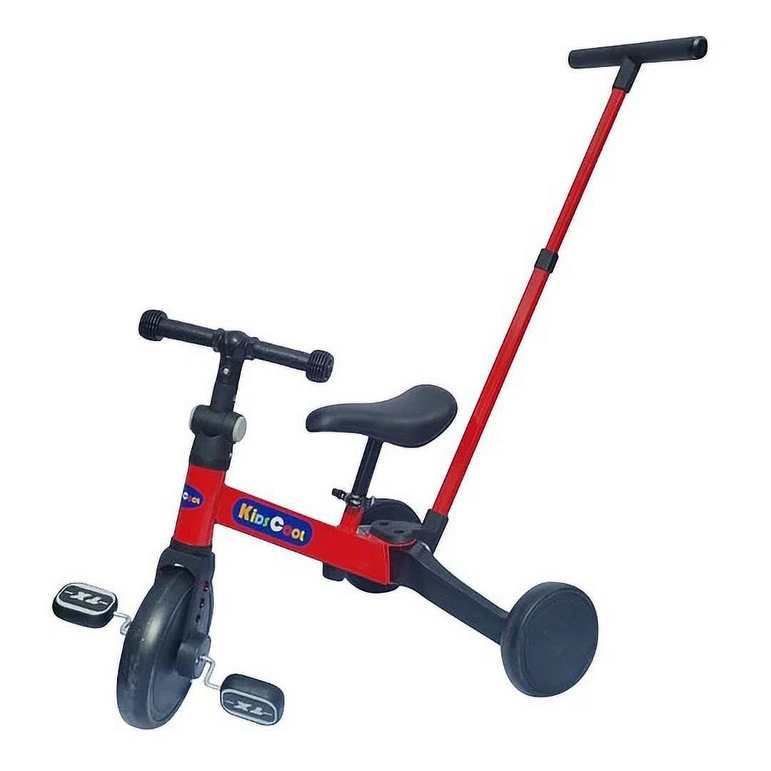 Kidscool - Triciclo Con Manilla Rojo