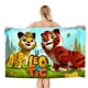 thumbnail image 1 of Leo y Tig Toalla de playa de secado rápido con diseño temático, regalo para mujeres y niñas, ideal para cumpleaños, fans, amantes de la música, uso en la playa o al aire libre, 78 × 180 cm, 1 of 6