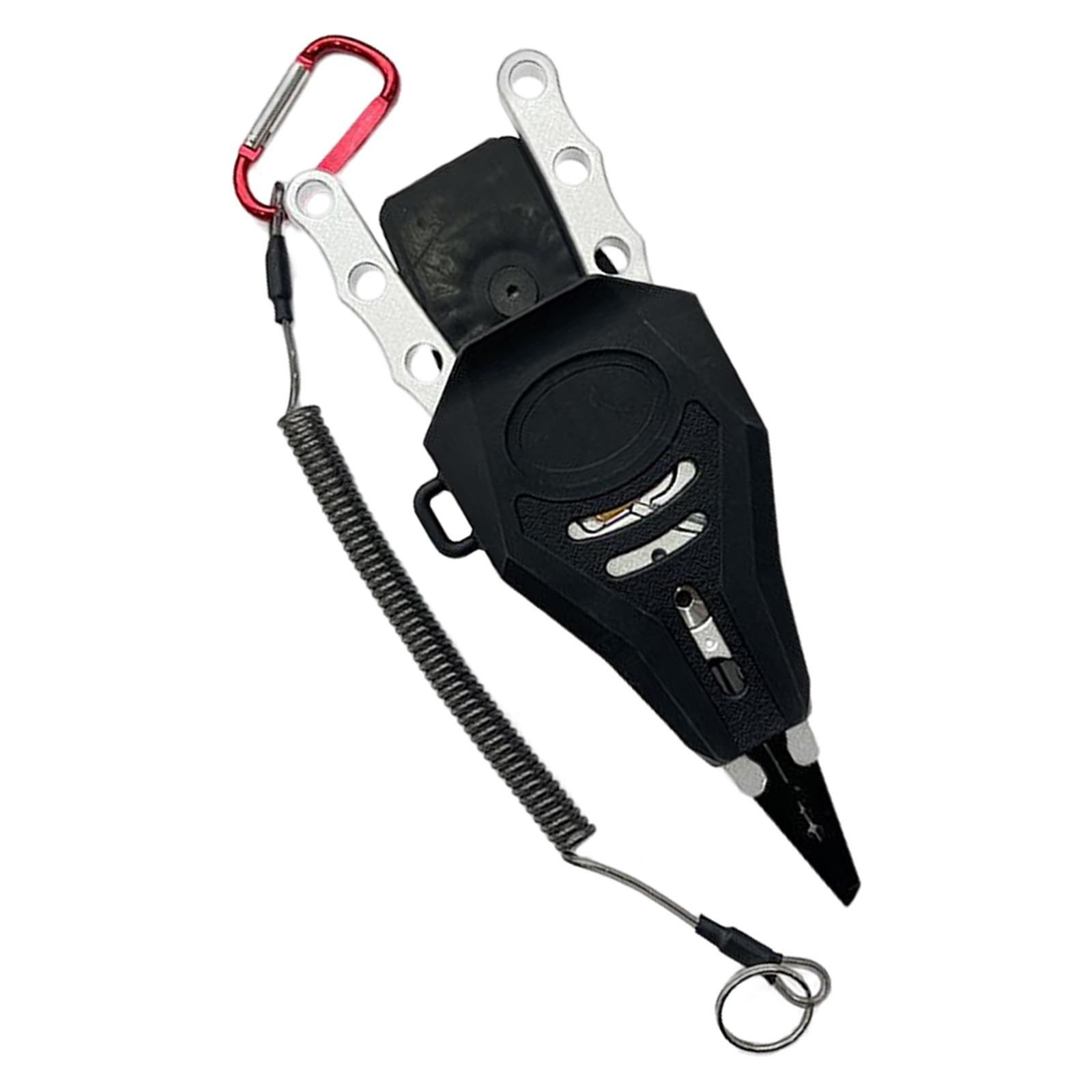 Magideal - S , Herramientas De Material Acero S De Aparejos Ligeros Empuñaduras Cómodas Tijeras De Aleación De Aluminio Removedor , 3 Agujeros Plata