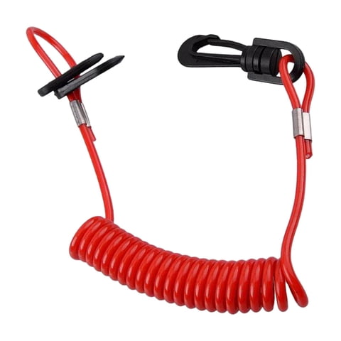 Ioensy - Motorboat Kill Switch Key Lanyard Cord Con Gancho De Clip Para Barco Durable