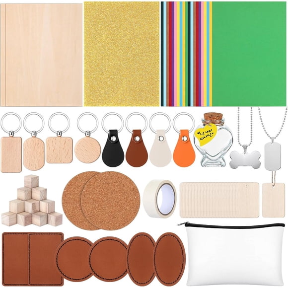 Kit Dunzoom 96 Piezas Materiales para Grabado Láser Completo