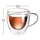 thumbnail image 2 of Pack 2 Tazas De Vidrio Doble Pared Café Té 250 Ml, 2 of 4