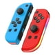 thumbnail image 1 of Control Joypad para Nintendo Switch, Mando de Juego con Iluminación RGB, Joypad L/R con Vibración Doble y Turbo, en Azul y Rojo, 1 of 7