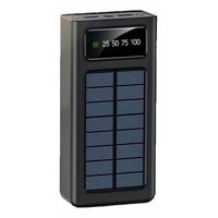 Genérico - Cargador Portátil Solar Linterna Led Pantalla Digital Jhn