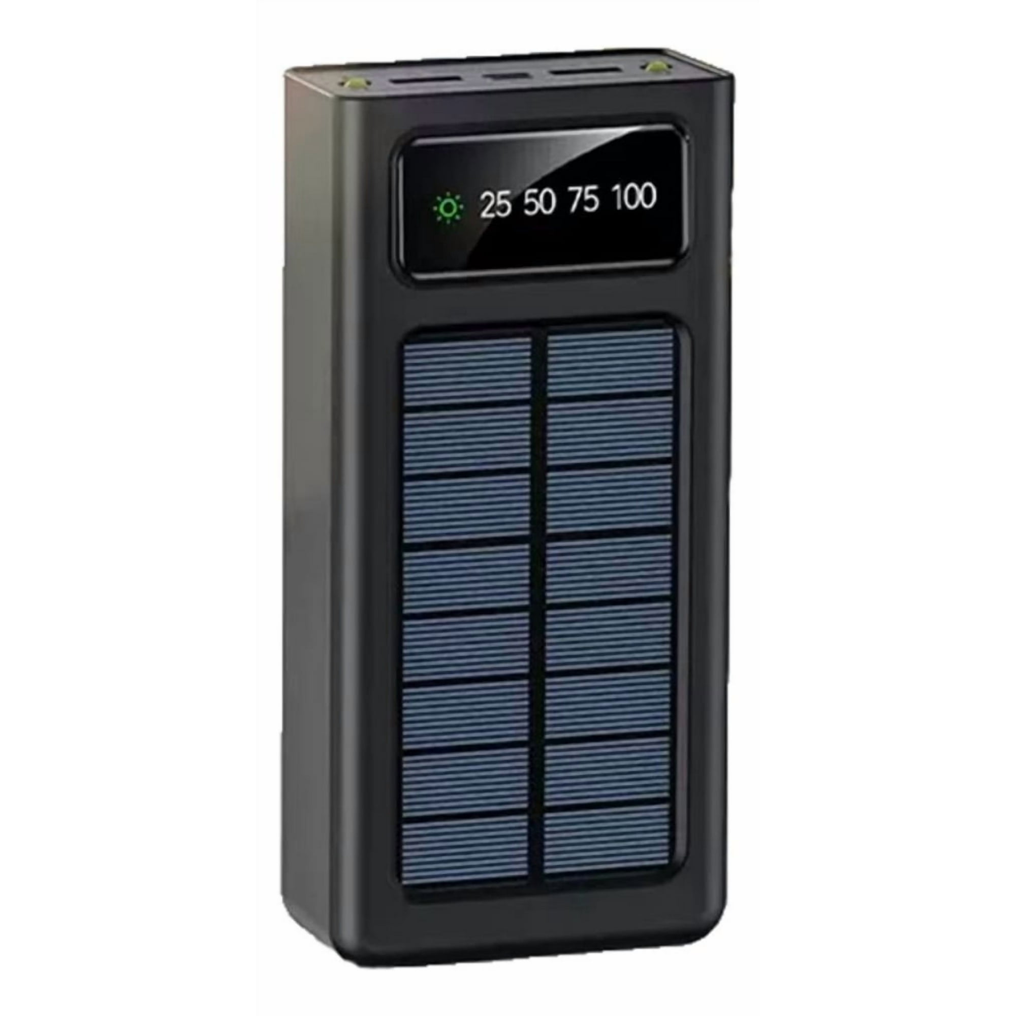 Genérico - Cargador Portátil Solar Linterna Led Pantalla Digital Jhn