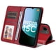 thumbnail image 4 of Funda Billetera para Xiaomi Redmi 15C 4G con Porta Tarjetas y Soporte Ajustable Rojo, 4 of 6