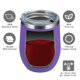 thumbnail image 3 of Vaso de vino MEWAY 355 ml, pack de 12, color púrpura con tapa y pajilla, 3 of 8