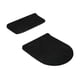 thumbnail image 1 of Juego De Funda Para Tapa De Inodoro, Cómoda, Antideslizante, Elástica, Color Negro, 1 of 5