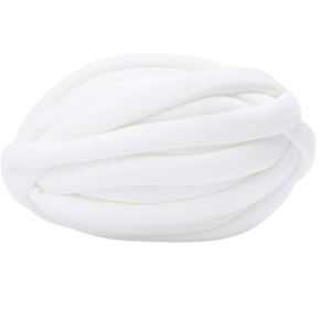 Magideal - Hilo Grueso Grueso Tejido A Mano Voluminosos De Lana Lavable Suave Para Manta De Punto Manta Almohada Tapicería Suministros Para , Blanco