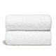 thumbnail image 1 of Juego de 2 toallas de baño de algodón 800 GSM Italic, color blanco, 1 of 9