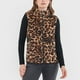 thumbnail image 3 of Polerón Mujer Coral Sin Mangas Animal Print Café Corona, 3 of 5