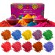 thumbnail image 1 of Polvo Holi Color STORE INDYA Multicolor, 10 x 100 g, no tóxico, 1 of 5