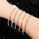 thumbnail image 4 of Pulseras de brazo en espiral con diamantes de imitación multicapa para la parte superior del brazo, 2 unidades, brazalete de novia de plata de cristal para fiesta, novia, boda..., 4 of 6