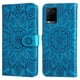 thumbnail image 1 of Funda tipo cartera FOXDOCK para Vivo Y21s , diseño girasol en relieve, cuero PU, cierre magnético, soporte y tarjetero, 1 of 5