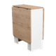 thumbnail image 2 of Mesa Plegable para Cocina Blanco y Café Claro Práctica y Compacta, 2 of 15