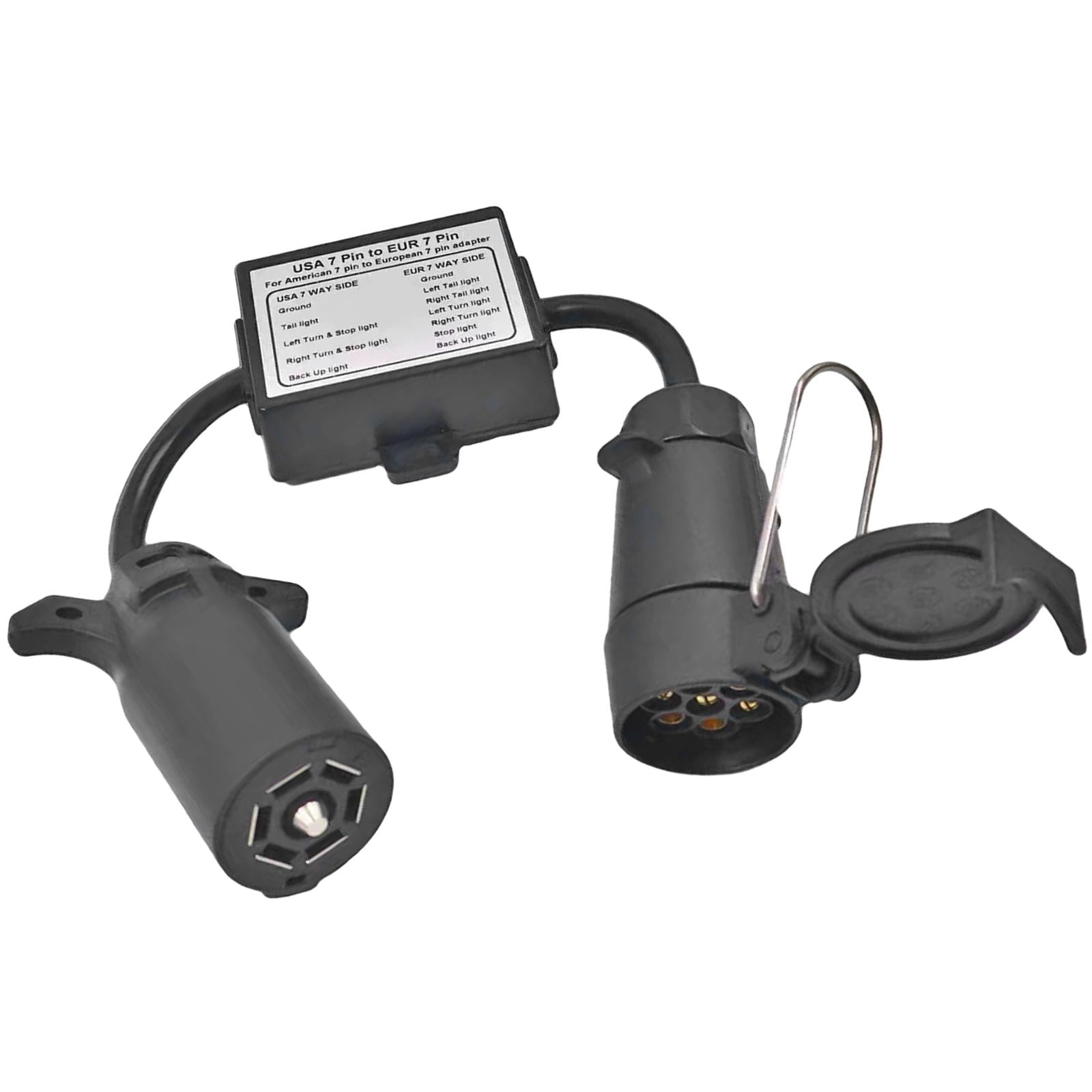 Magideal - Conector De Remolque, Separador De Circuito De Luz Trasera De Remolque, Práctico Conector De Cableado De Cable De Luz De Remolque Para Semirremolque