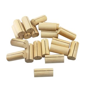 Bothyi - 20X Portavasos De Madera Y Tarjetas De Mesa, Soporte Para Números De Mesa