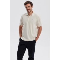 Fashionspark - Polera Hombre Piqué Básica Lisa Beige - Lv