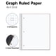 thumbnail image 2 of Cuaderno de Papel Cuadriculado Dunwell 21,6 × 27,9 cm 200 páginas Rojo, 2 of 9